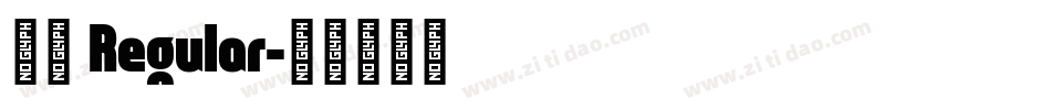 字魂 Regular字体转换